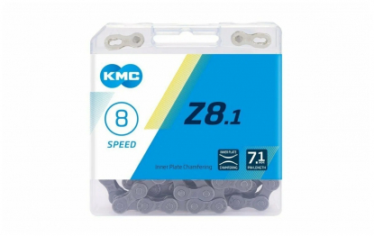 Цепь KMC Z-8.1 (7 -8 скоростей) к-во звеньев116, Gray/Gray (Z-51)